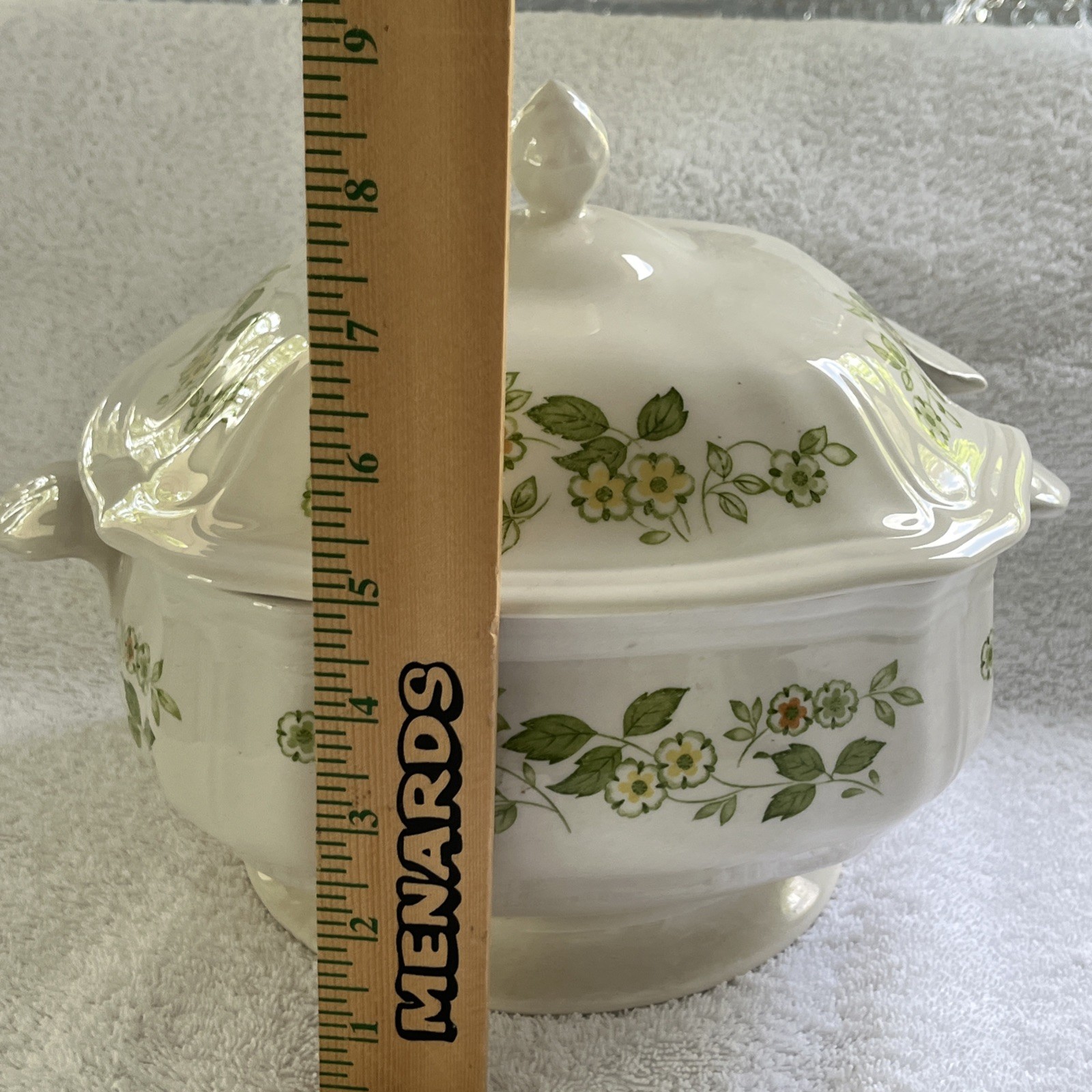 Sears Ironstone Petite Flora Soup Tureen Covered With Lid EUC Japan