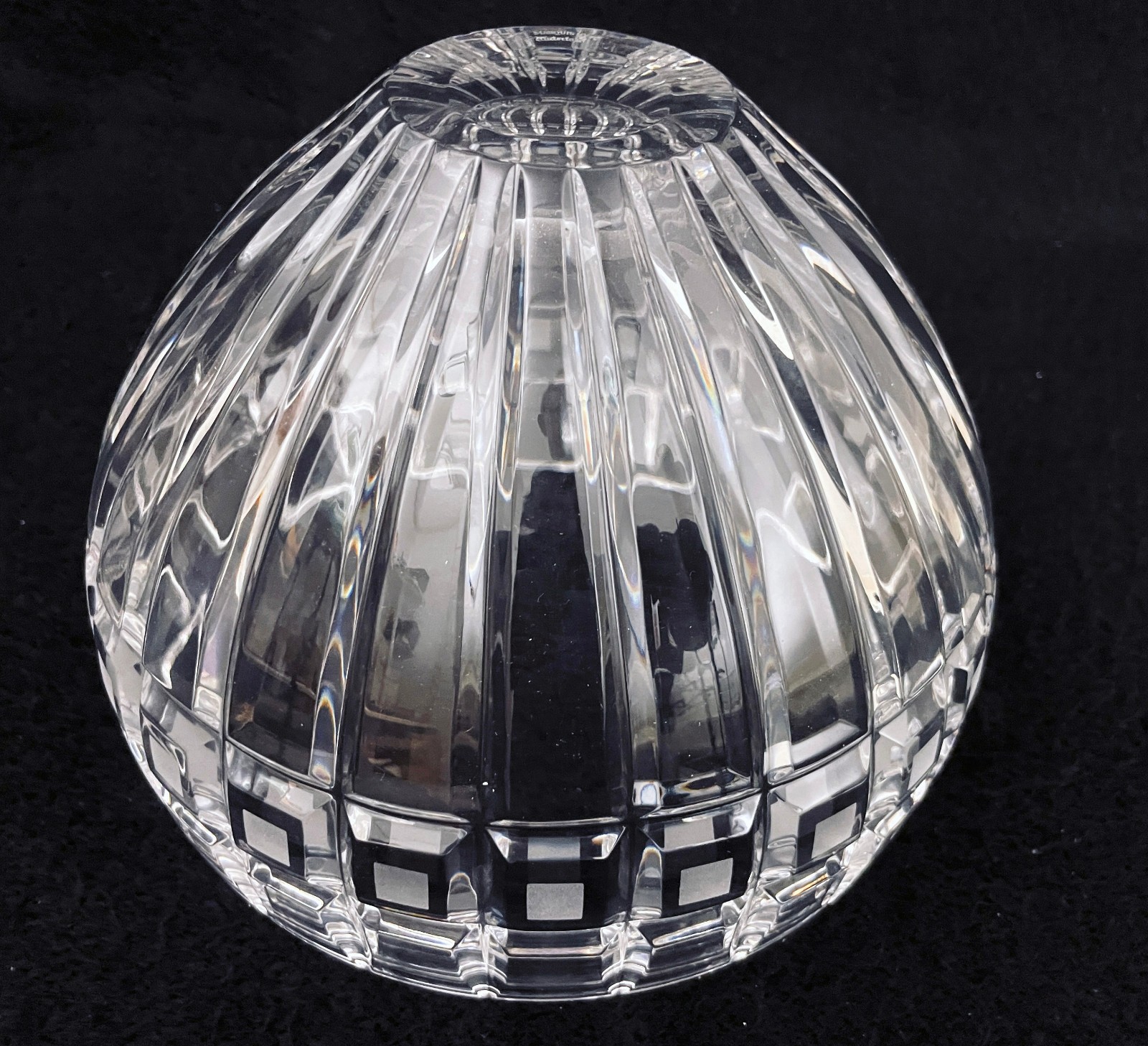 Marquis by Waterford Crystal Quadrata Bowl 7.5″ Frosted Squares