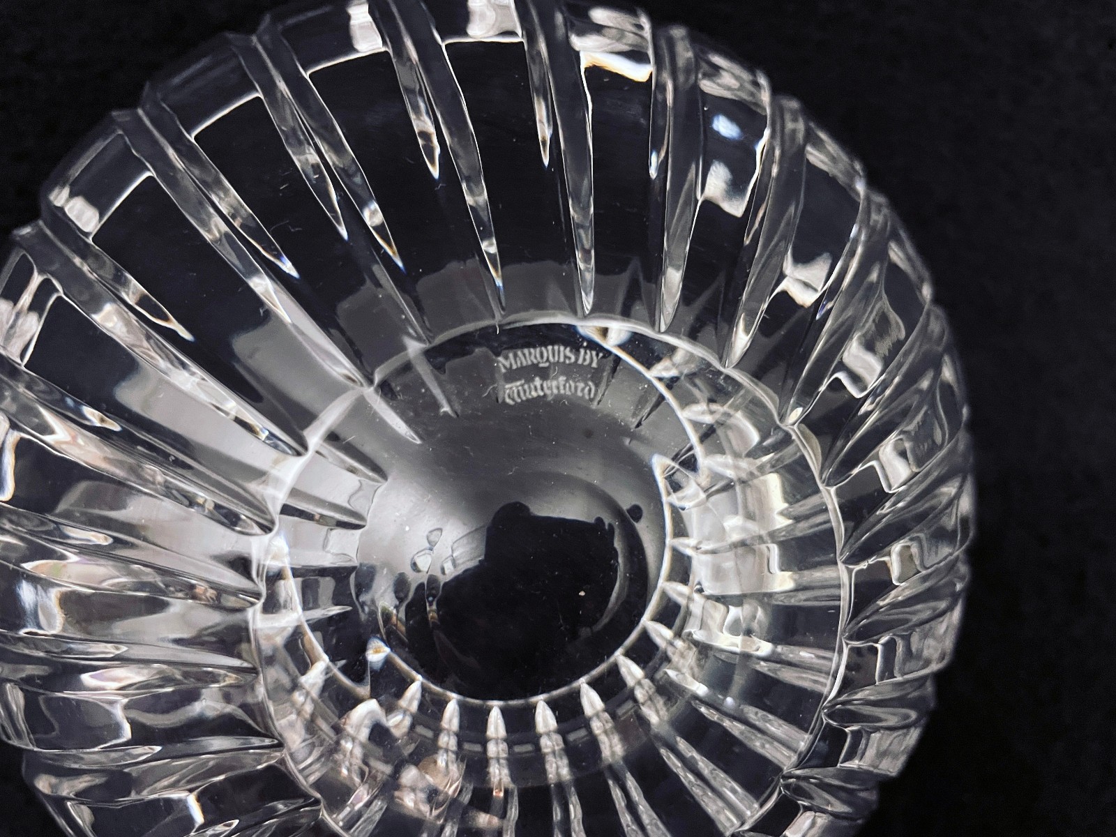 Marquis by Waterford Crystal Quadrata Bowl 7.5″ Frosted Squares