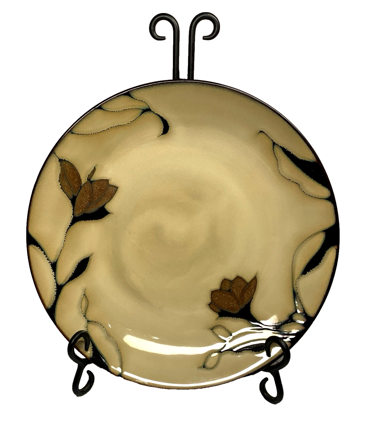 Mikasa By Gourmet Classics Gold Scroll 11” Dinner Plate Floral