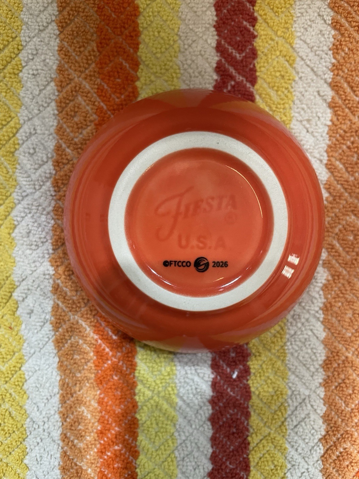 Fiesta FTCCO Happy Pumpkin Mini Pinch Bowl 2026 New Pristine Free Shipping 5 Oz