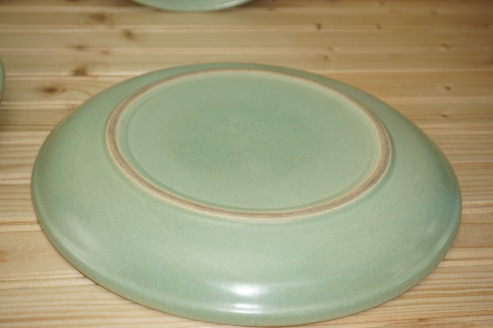 La Solana Pottery Green (4) Dinner Plates, 10″ (Lot C) (S41)