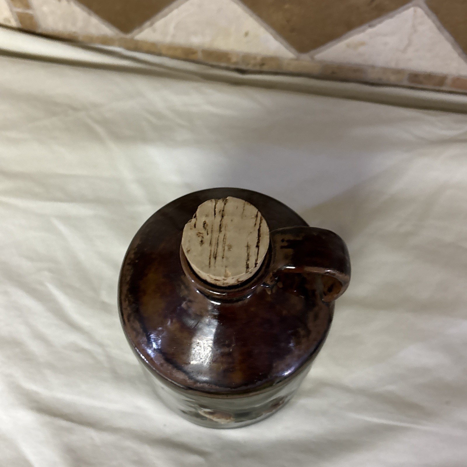 Vintage Rooster Country Clutter Stoneware Jug