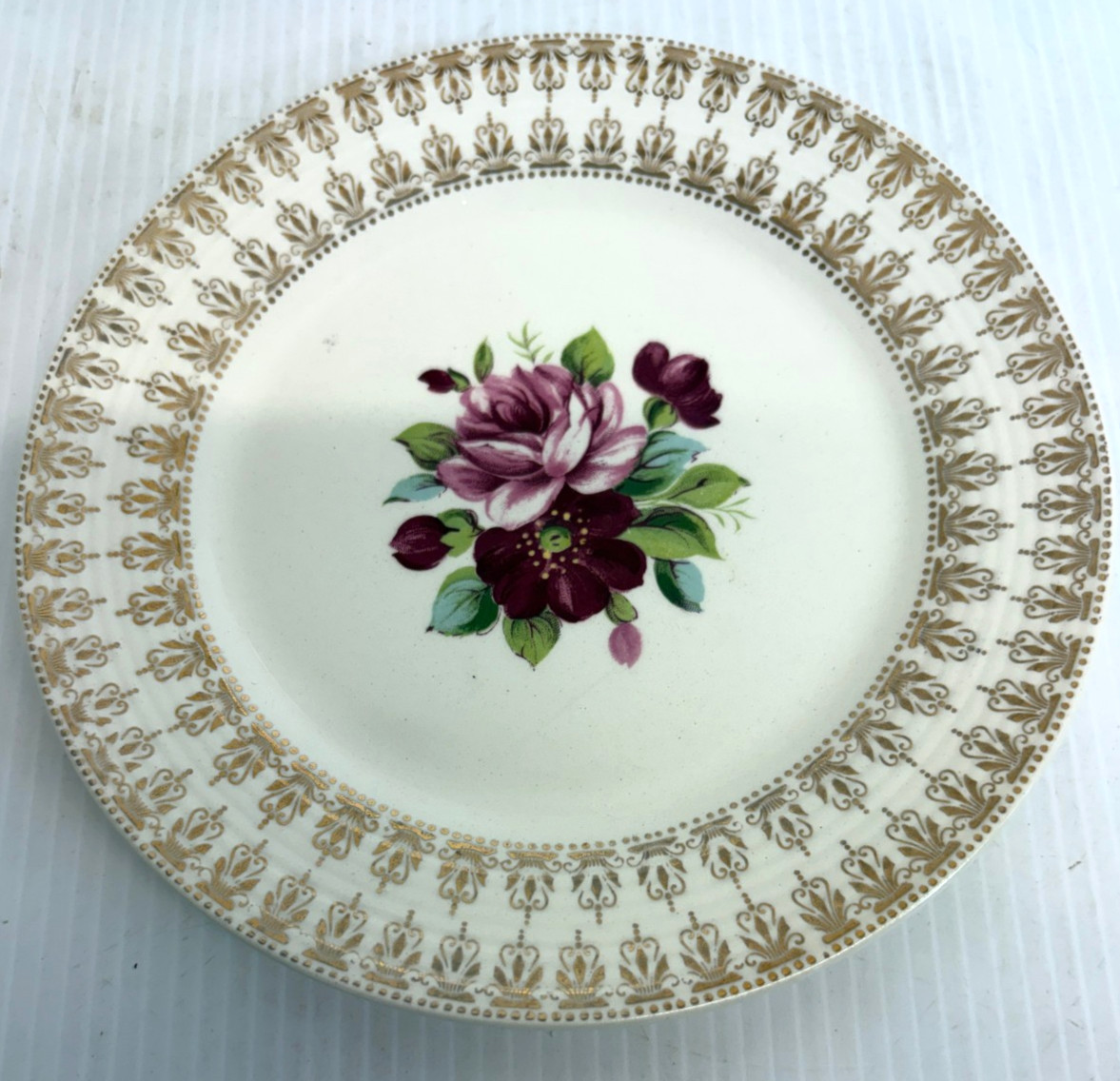 10 VTG Triumph Limoges The Aristocrat 7 in salad Plate NEW