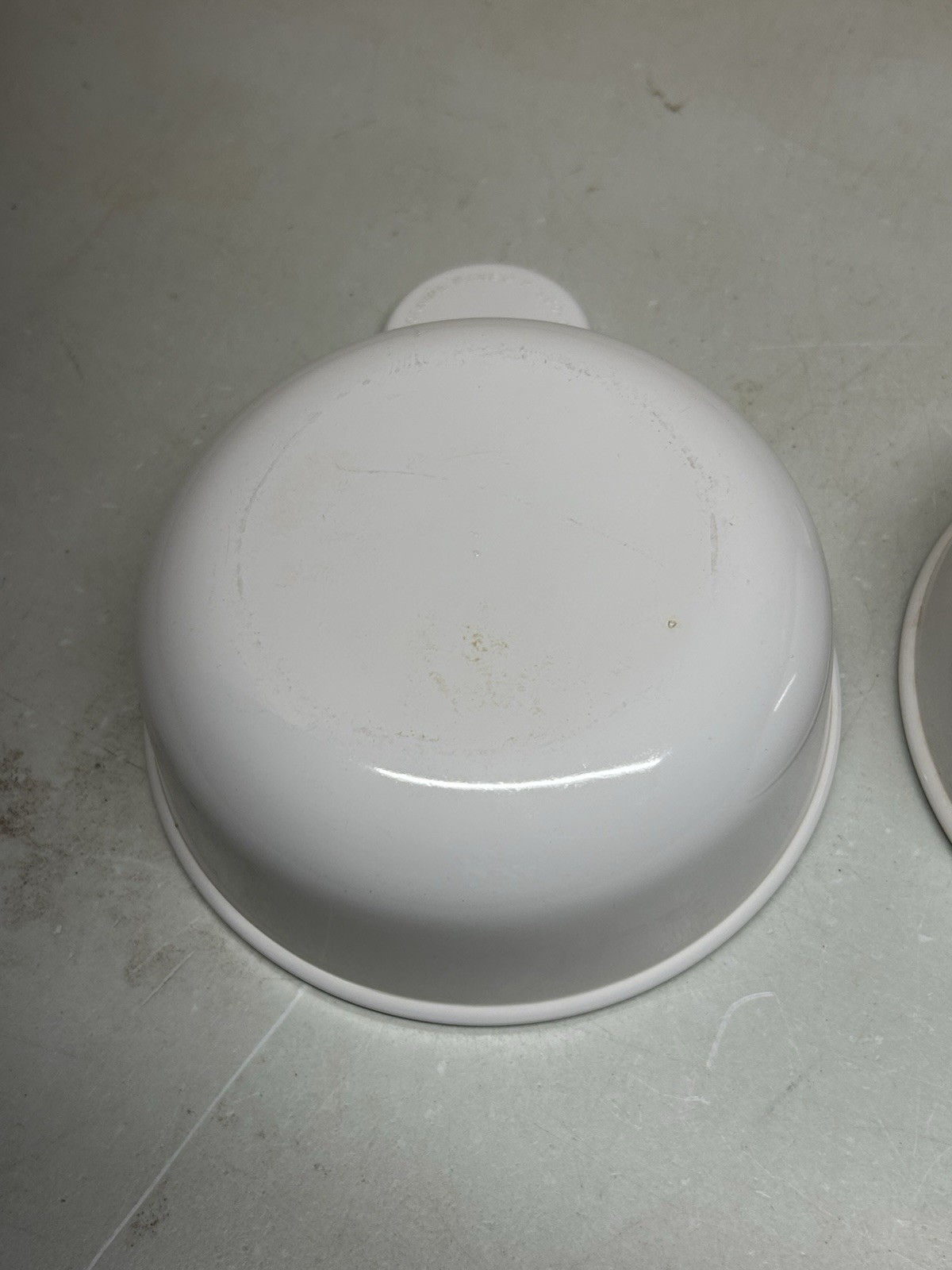 Vintage Corning Ware White 15 oz Soup Cereal Bowls P-150-B Set of 2
