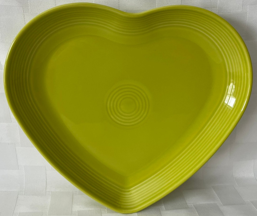 Fiesta 9″ Heart Shaped Plate 1st & 2nd Retired – CHOOSE COLOR – Valentine’s Day