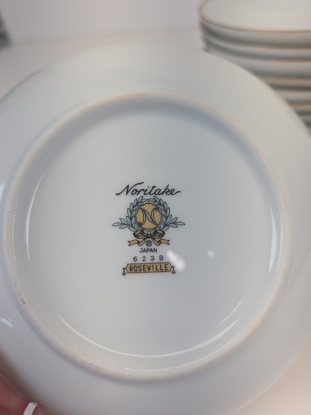 vintage Noritake Roseville #6238 fine china bowls Set Of 12. 5-1/2 Inches