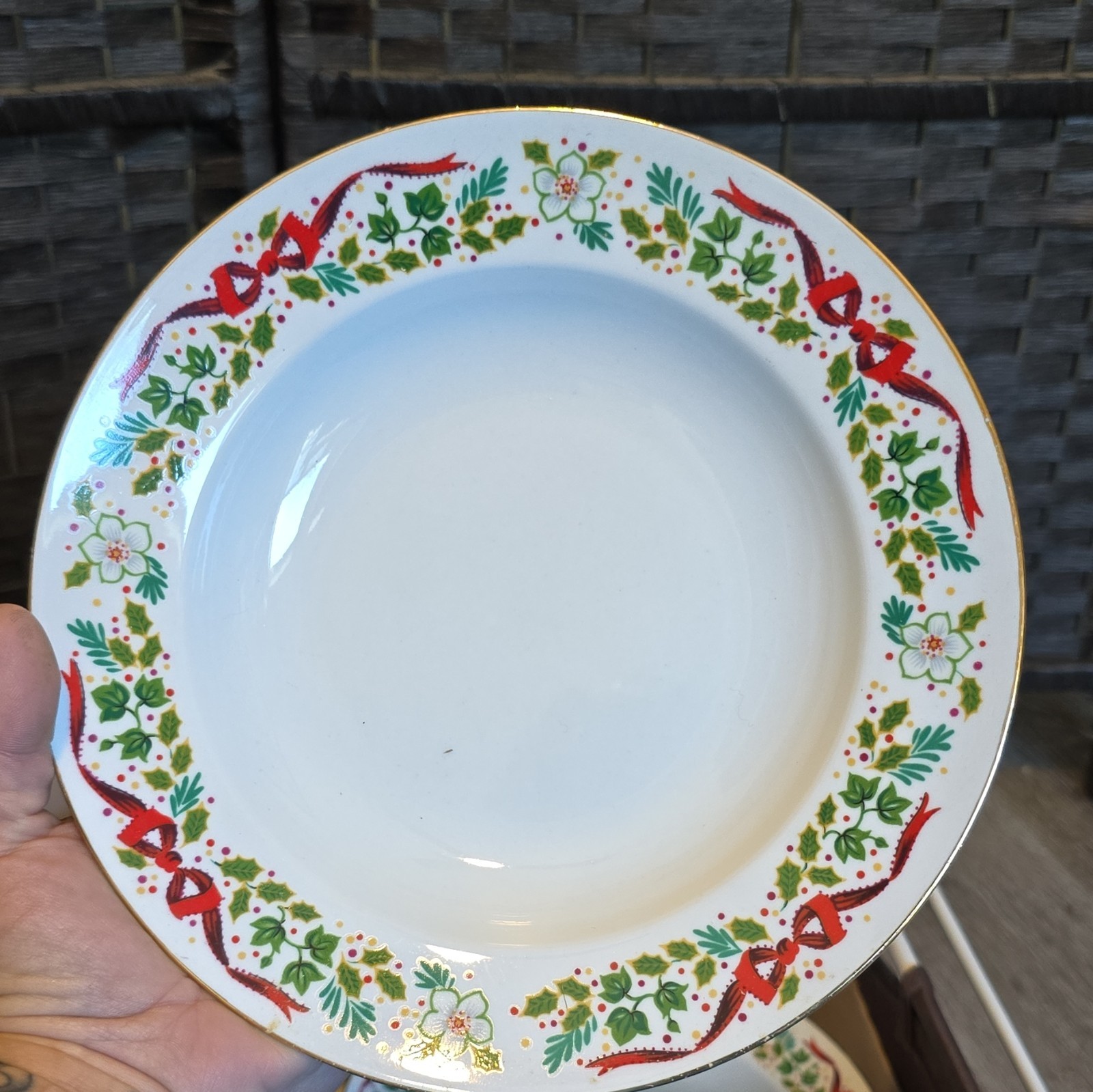 Domestications 1994 12 Days Of Christmas Dinnerware Set.