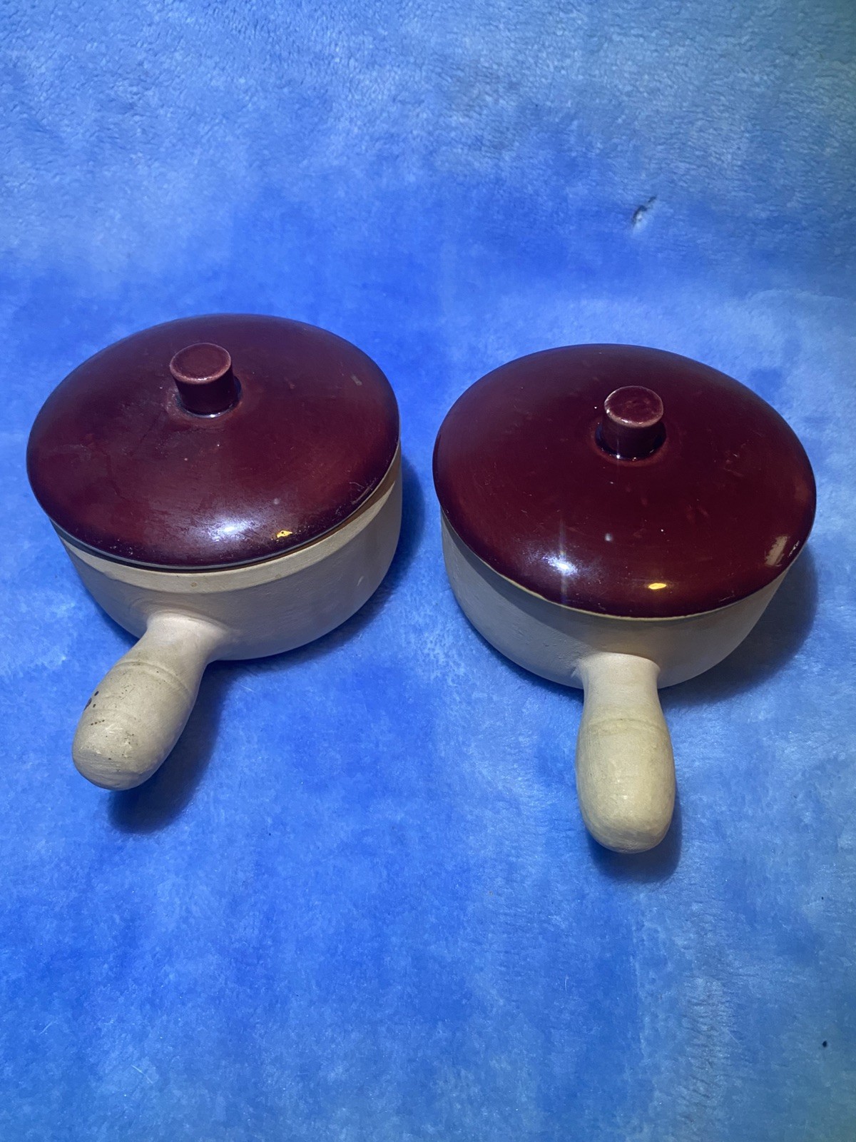 2-La Solana Pottery Ware Set of 4” Bowl w/Lid. Vintage 3-Day Sale