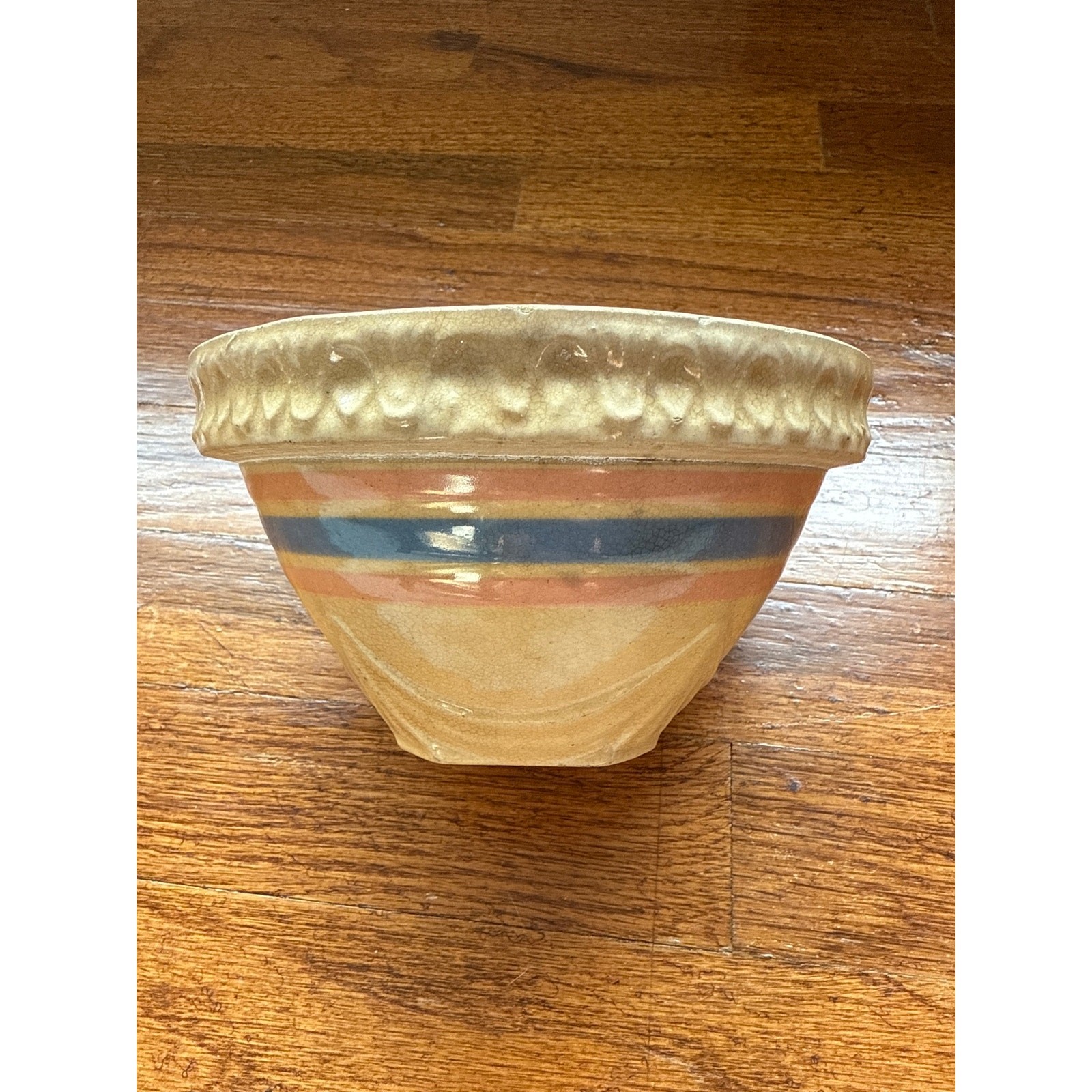 Vintage McCoy Pottery Mixing Bowl Kitchenware circa 1920s 6 1/2”