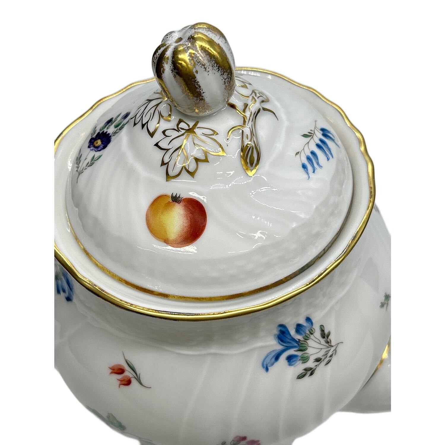 Richard Ginori Perugia Vecchio Fruits Tea pot Used