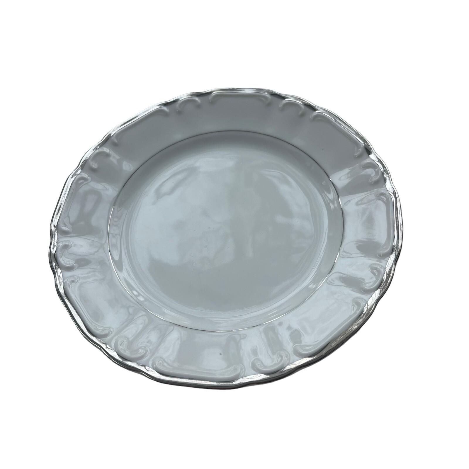 Vintage 1963 Silver Sonata By HARMONY HOUSE FINE CHINA 6.5 in Bread Butter Plate