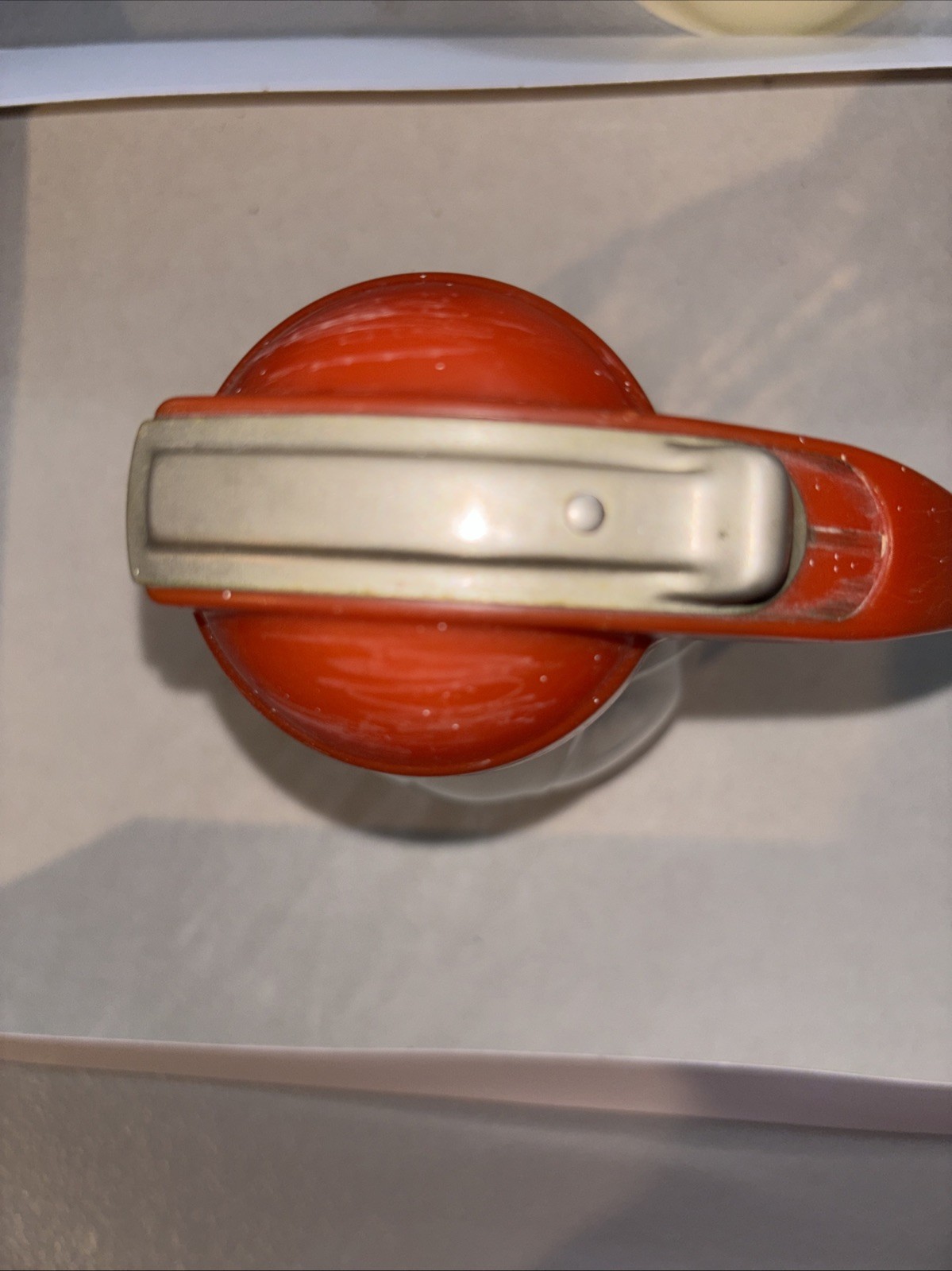 Syrup Dispenser Pitcher Federal Tool Corporation Chicago Red Handle Retro (O)