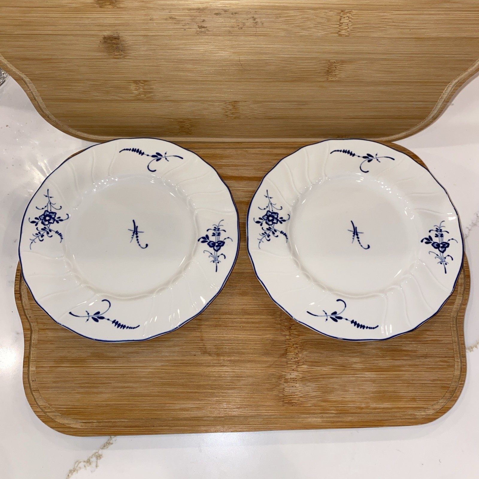 Villeroy & Boch Vieux Luxembourg 6″ Bread Plate Fine Porcelain Germany set of 2