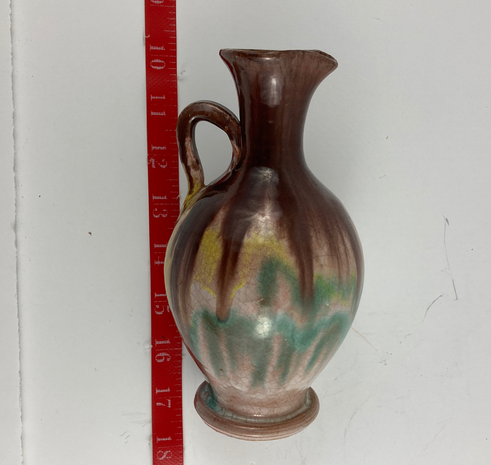 North Carolina Pottery Syrup Pitcher Jug