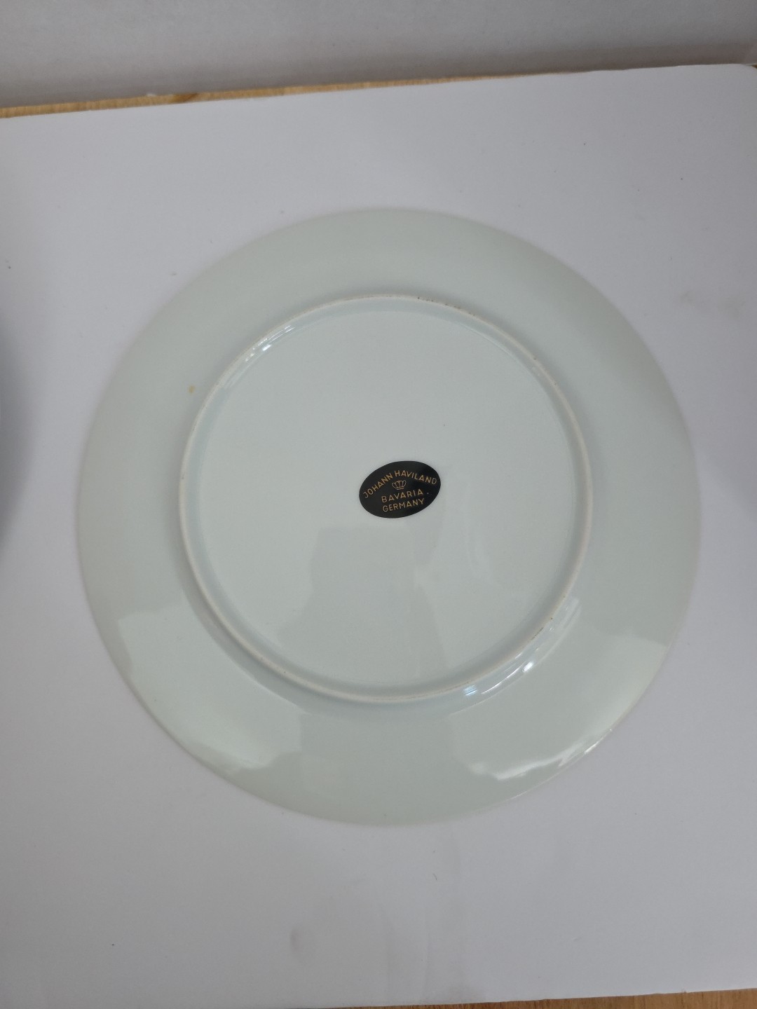 Johann Haviland Twilight Rose 7.5” Bread & Butter Plates Bavaria Germany