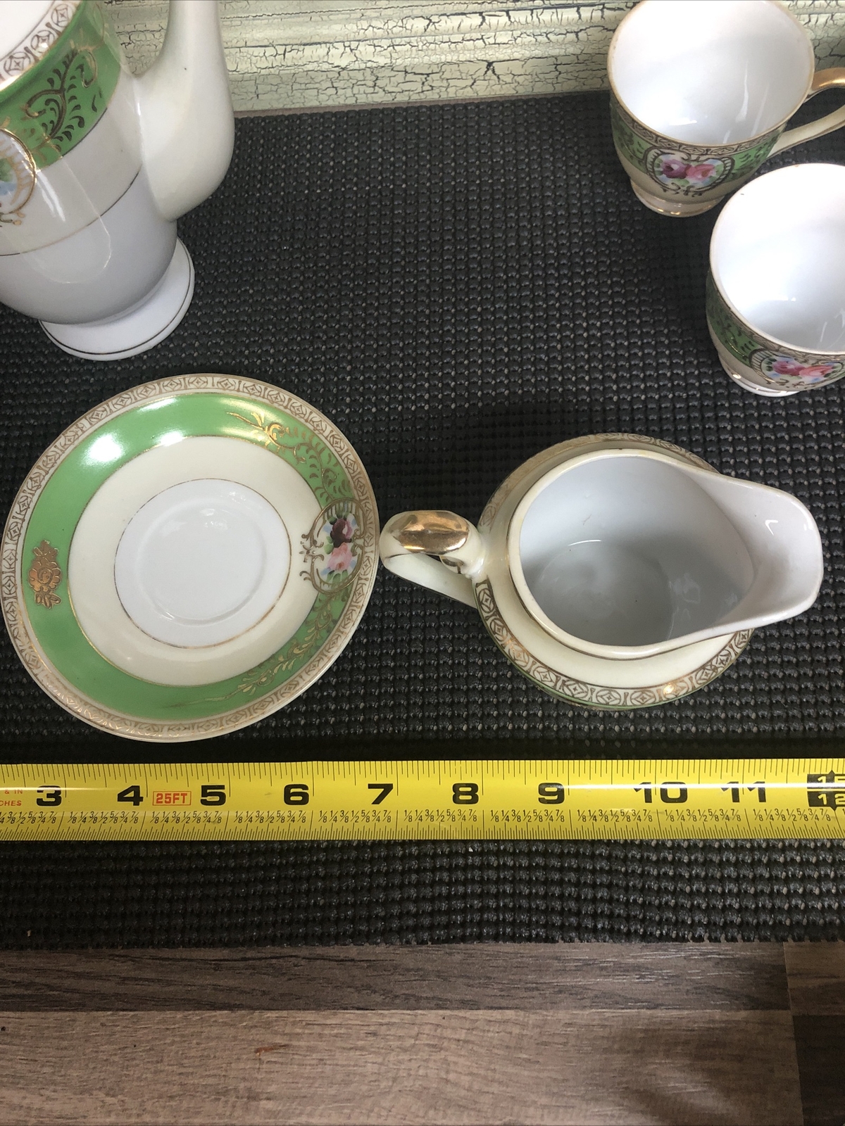 H. KATO Vintage Tea Set Items MADE IN OCCUPIED JAPAN GILDED FLORAL
