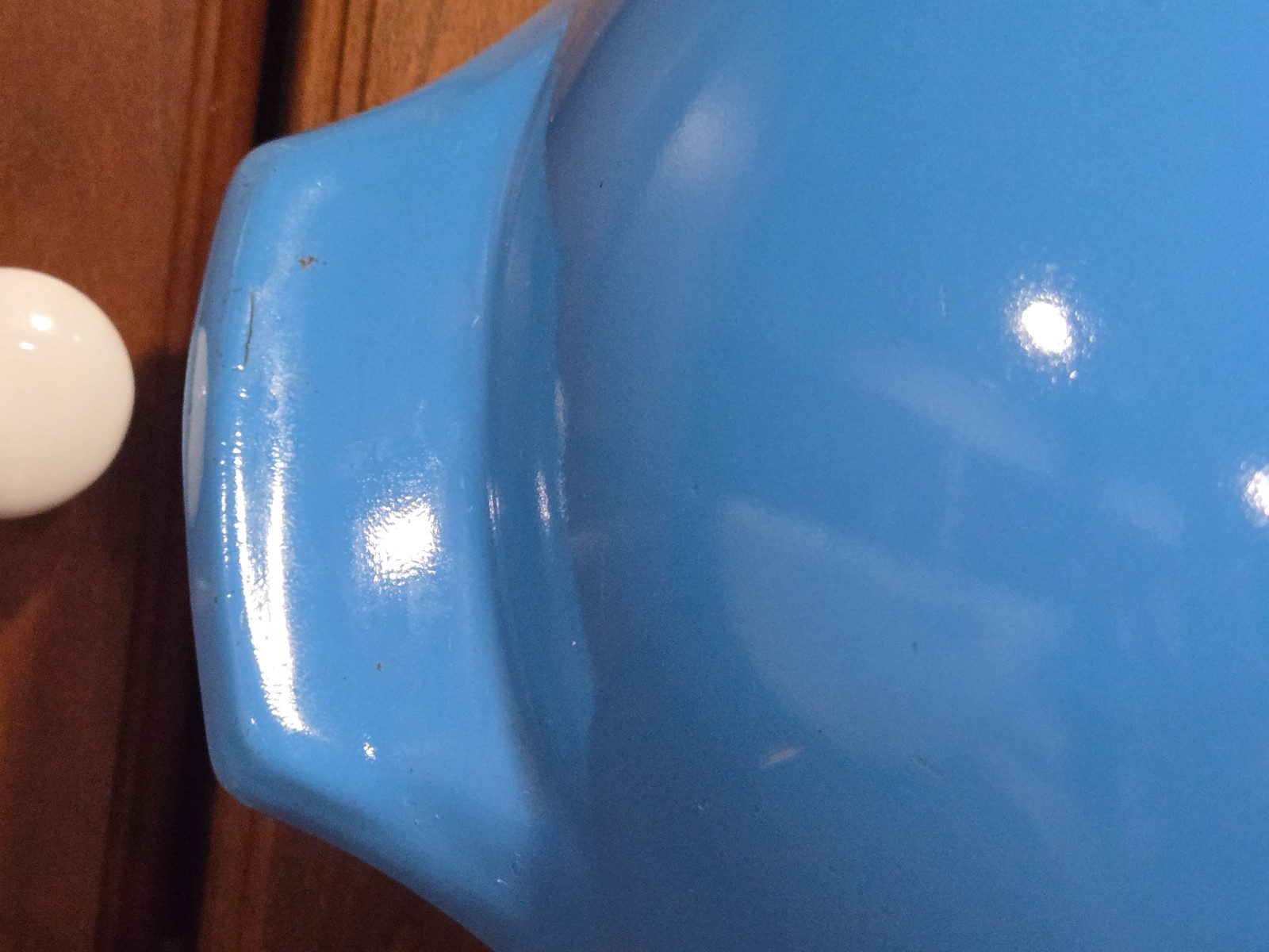 Pyrex 443 (2.5 Qt) & 444 (4 Qt) Snowflake Blue Garland Mixing Bowls – Read