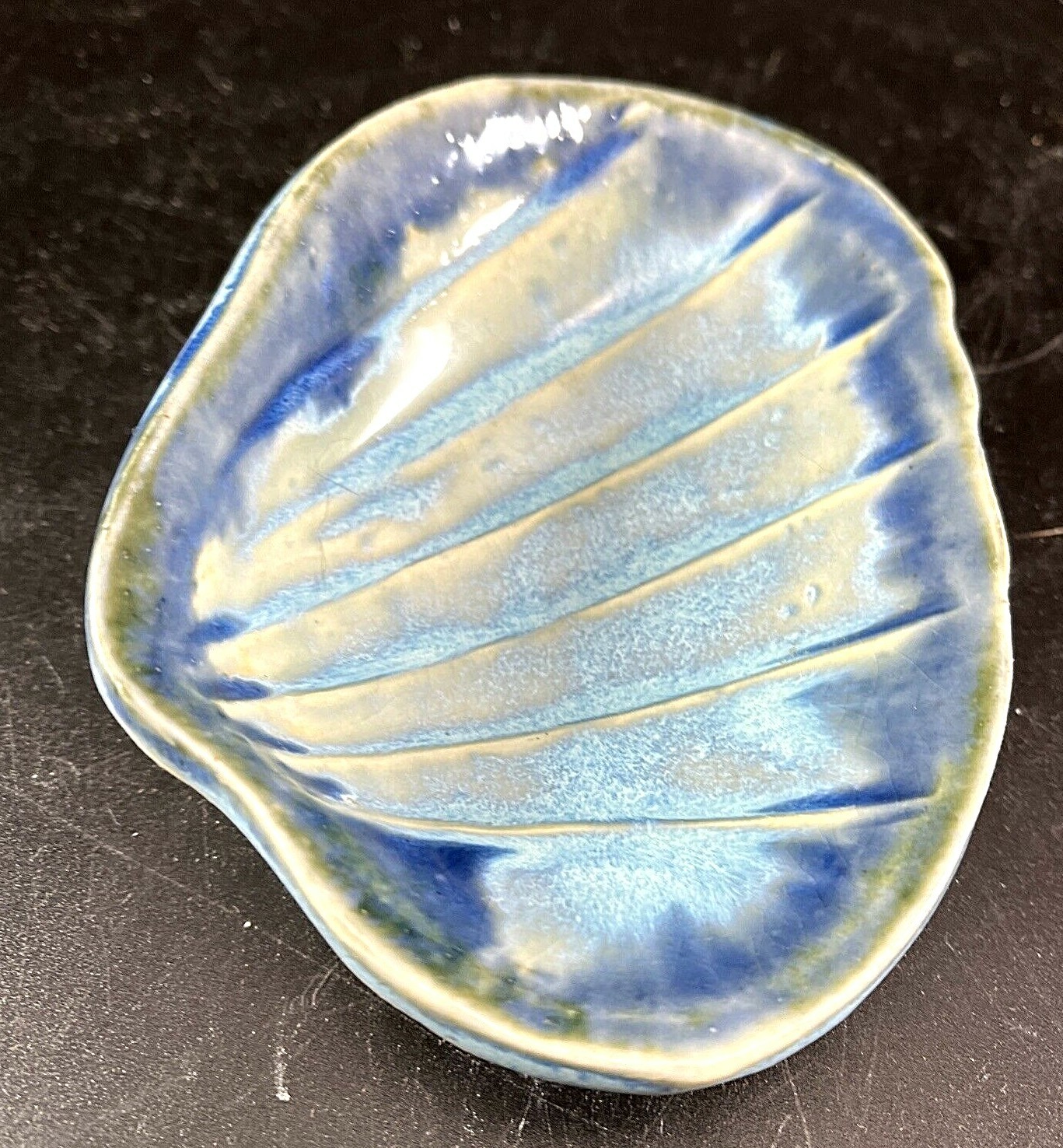 Studio Ceramic Pottery Artist Deb Levene Designs (listed MA artist) Clam Shell