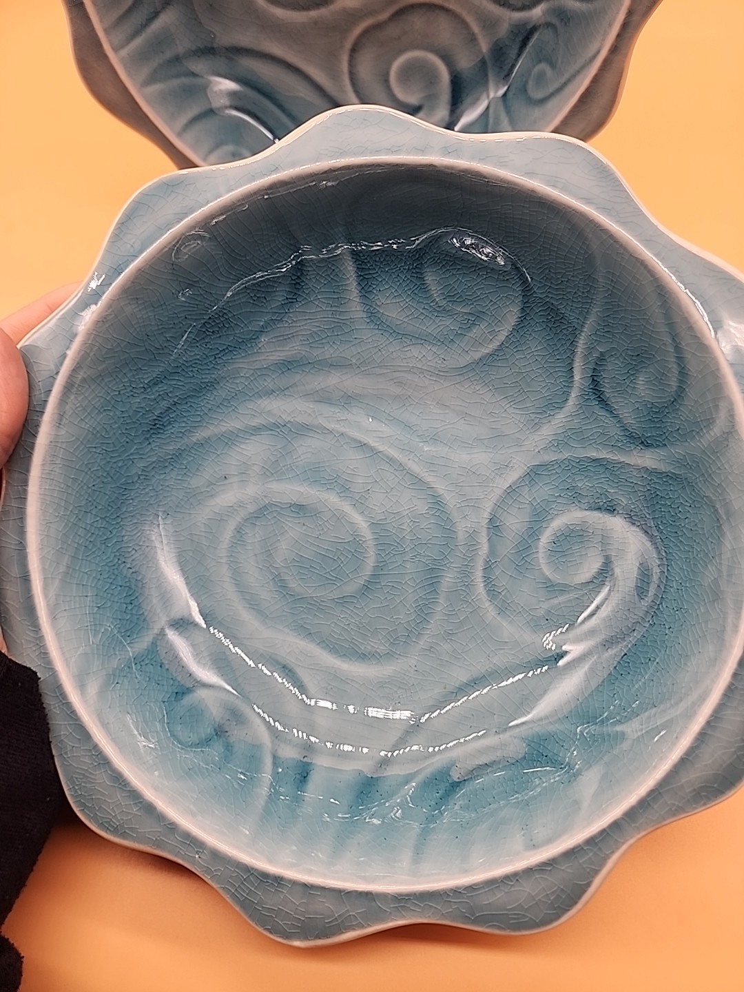 Pier One Tidal Soup/Cereal Bowls Set Of 2 – 8-3/8 x 2-1/8 in