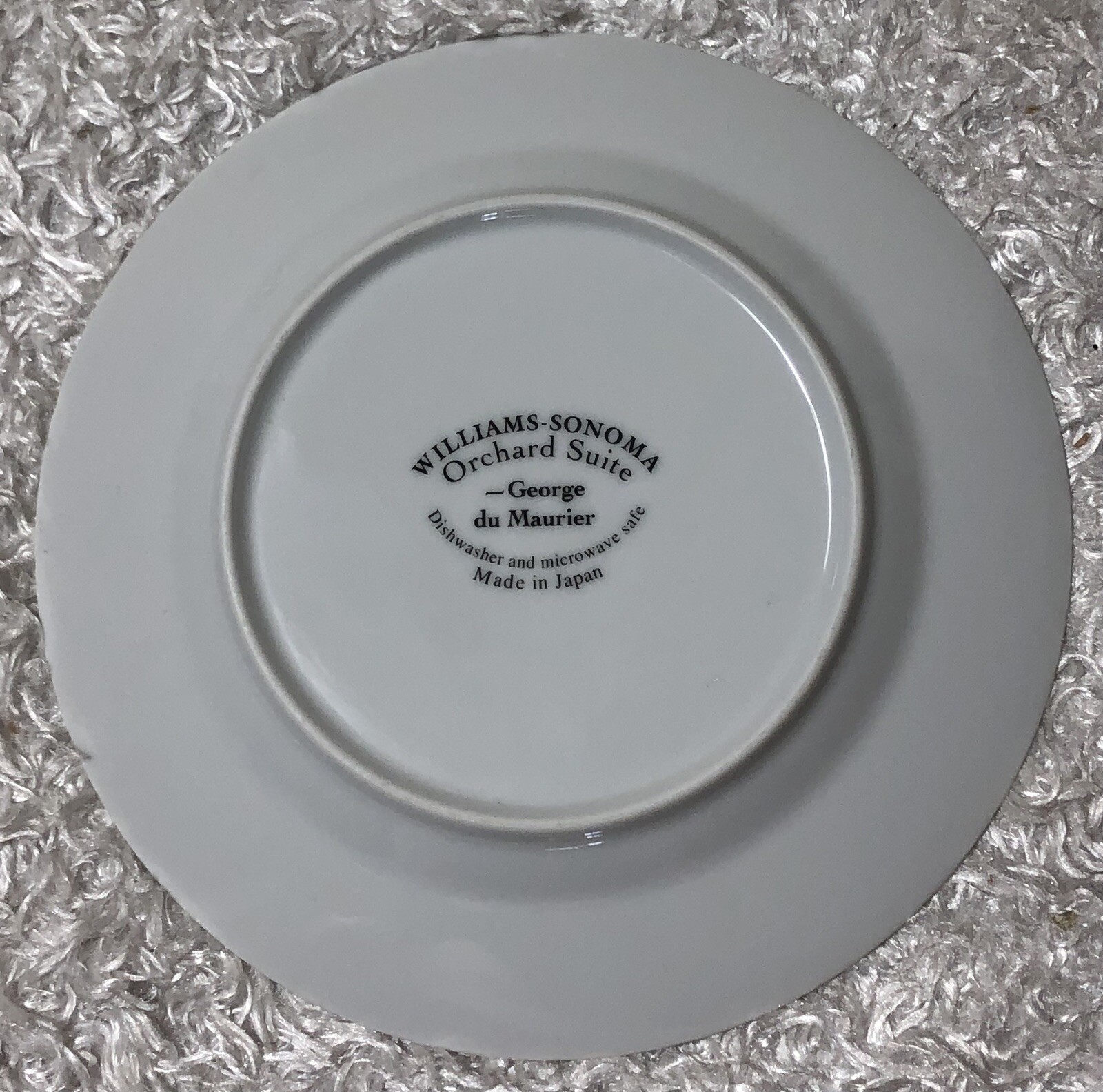 Lot of 3 Williams-Sonoma Orchard Suite Plates 7.75″ Plum Peach Cherry Set EUC