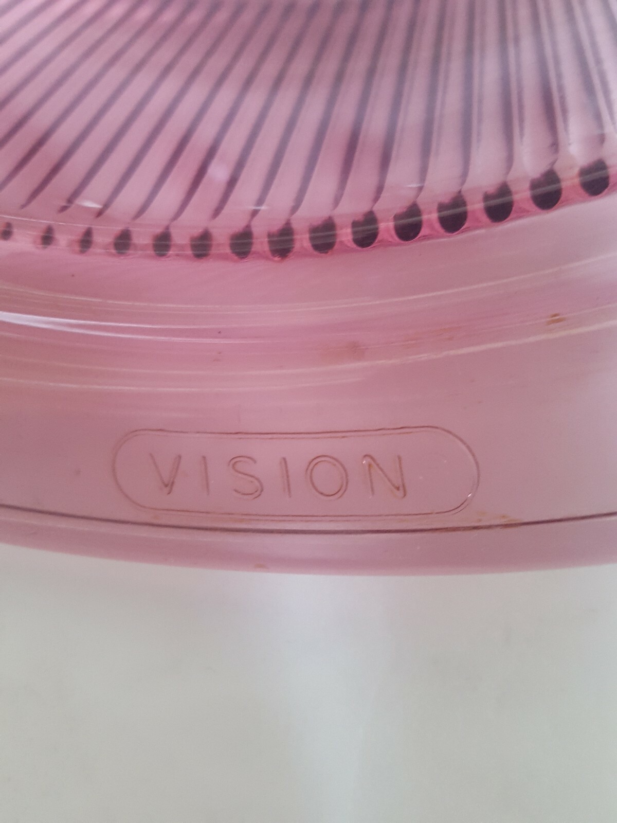 Corning Ware Vision V-34-C CRANBERRY 4 Qt Roaster Casserole & Lid Cookware EUC