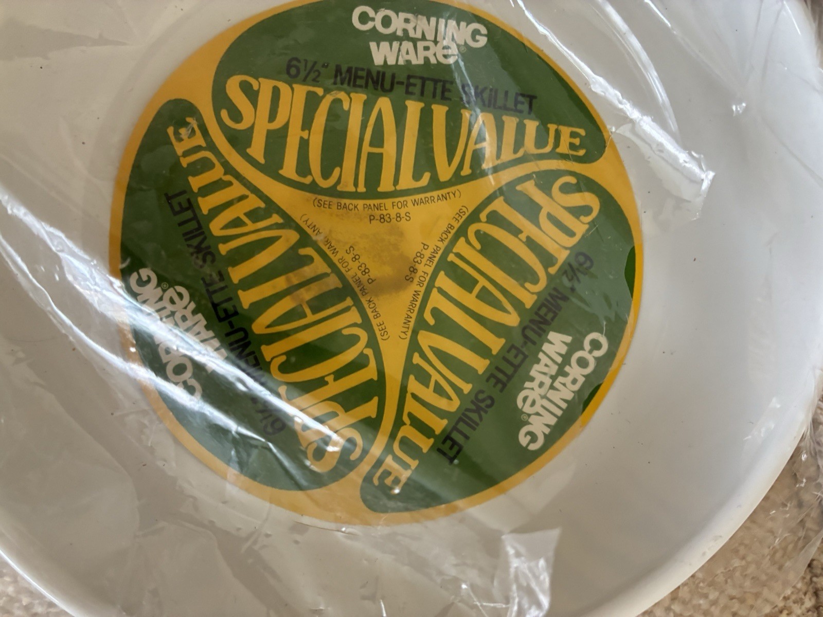 Corning Ware Spice of Life Le Persil P-83-B 6 ½” Skillet Menuette Pan NOS