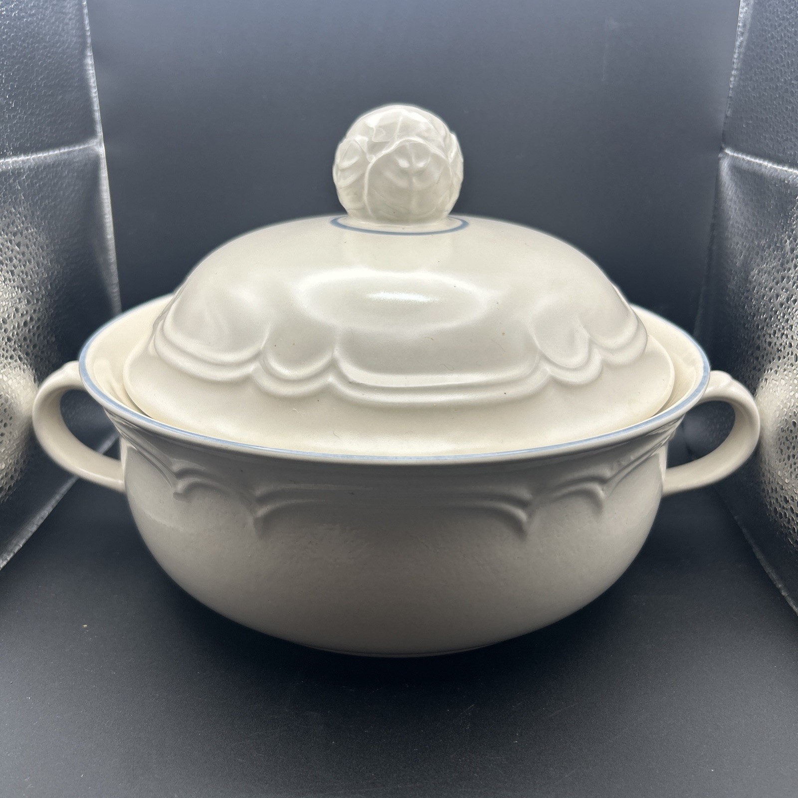 Vintage Covered Casserole Dish 2 Qt Bowl Pot Lid Cottagecore Floral Grandma Core