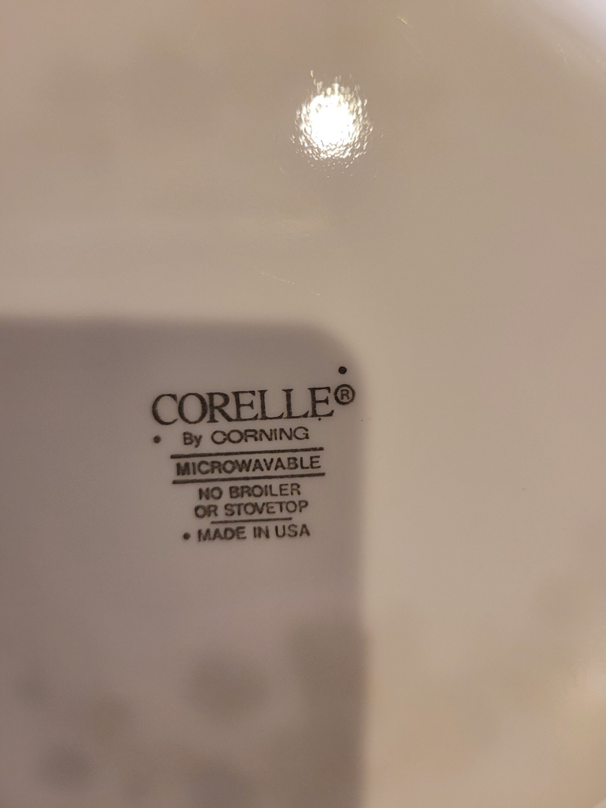 CALLAWAY Corelle by Corning Dinner Plate 10.25” Diameter Green Ivy