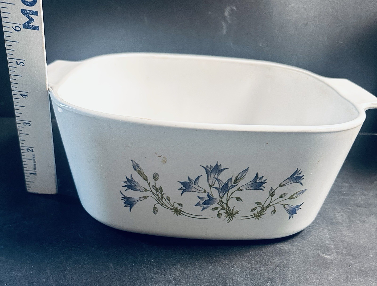 Vintage Corning Ware Blue Dusk 5 Liter Casserole Baking Dish A-5-B With Lid