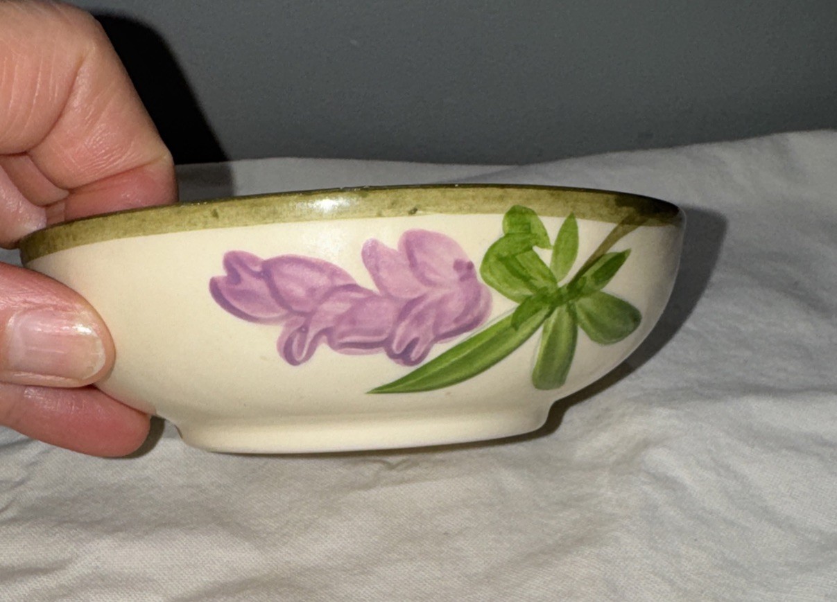 Vintage Pair Of Franciscan Poppy Berry Bowls 1950s California