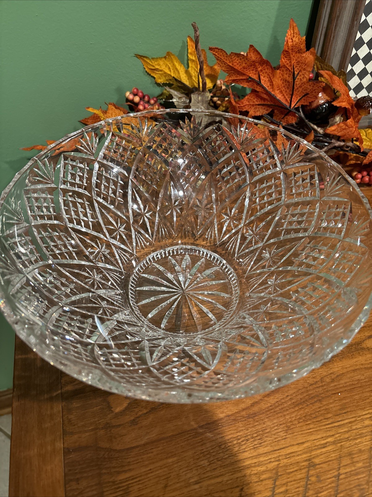 Beautiful Waterford Sculptured Crystal Large Flared Bowl Limited Edition 293/500