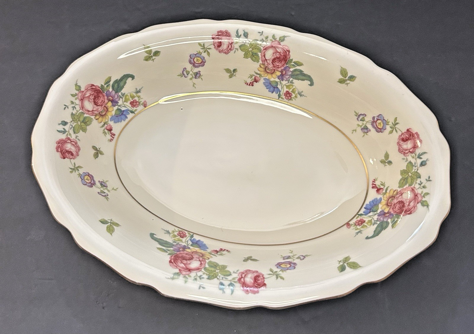 THOMAS IVORY ROSEMONT 10.5” Oval Vegetable Bowl BAVARIA GERMANY