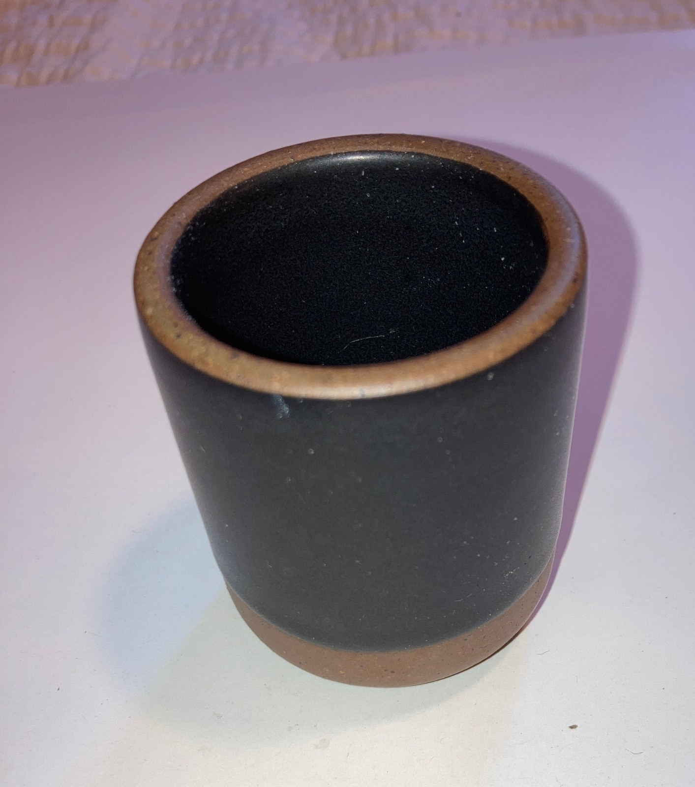 EAST FORK-Asheville NC Pottery-TINY CUP MUG-Black Mountain Matte Glaze-New