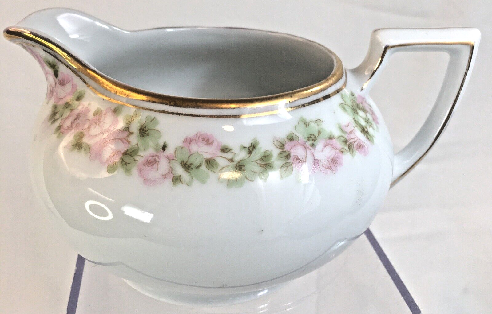 Bavaria Tirschenreuth Creamer Rosedale Pattern