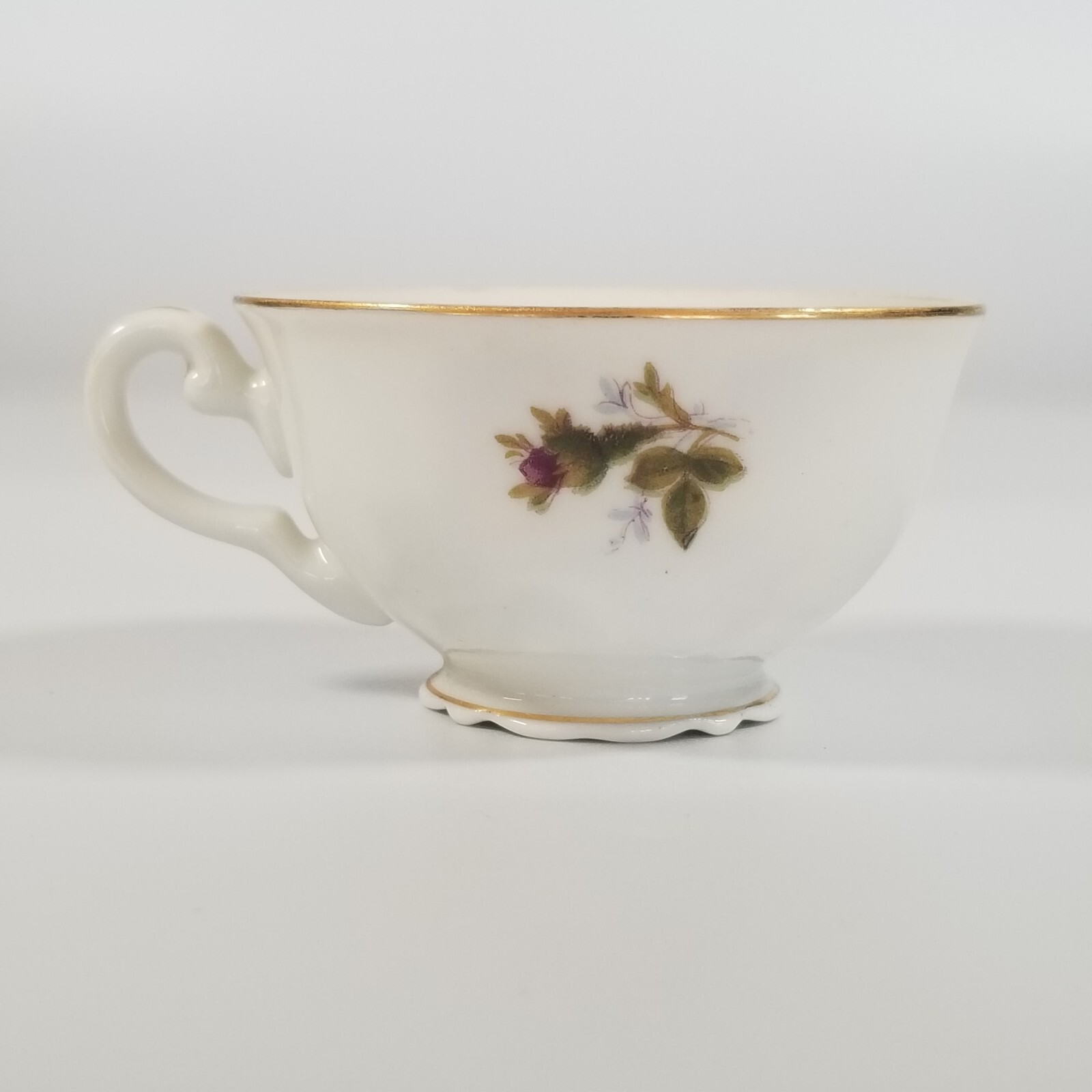 Vintage Miniature Rossetti Pink Rose Cup and Saucer Made In Occupied Japan 
