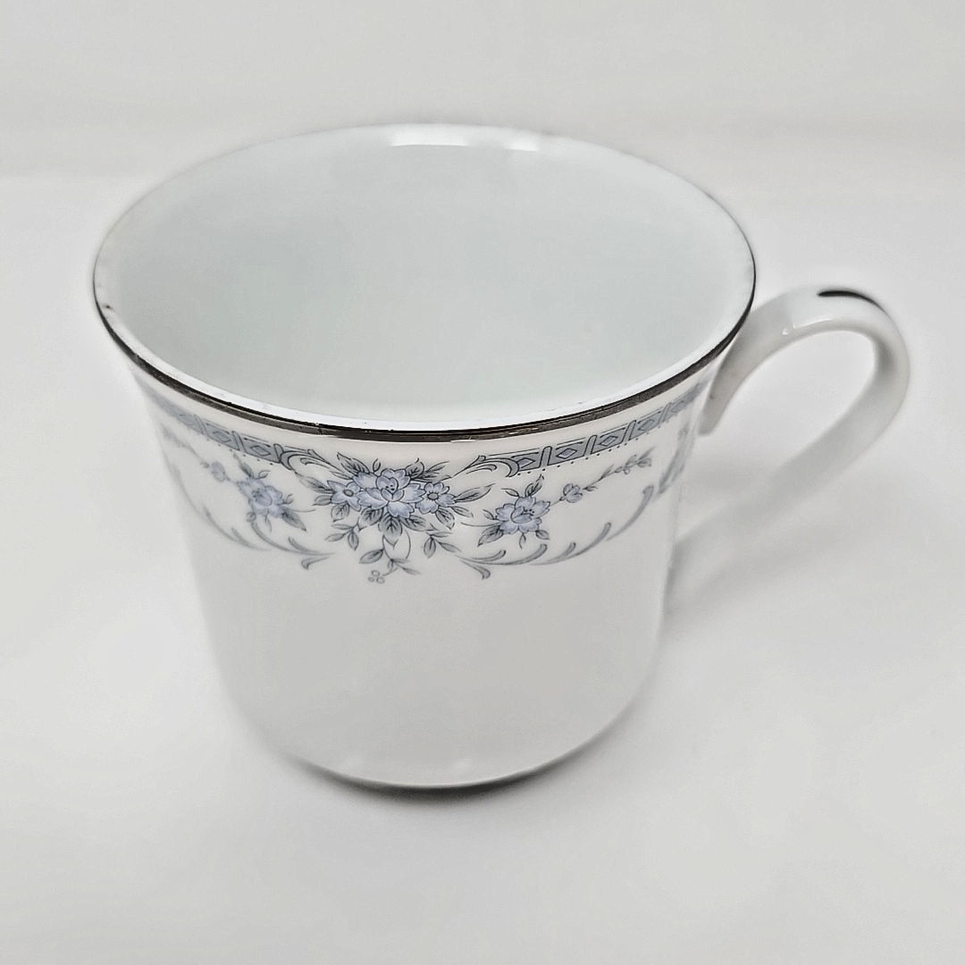 Sheffield Blue Whisper Porcelain 1985 Fine China Tea Coffee Cups Replacement