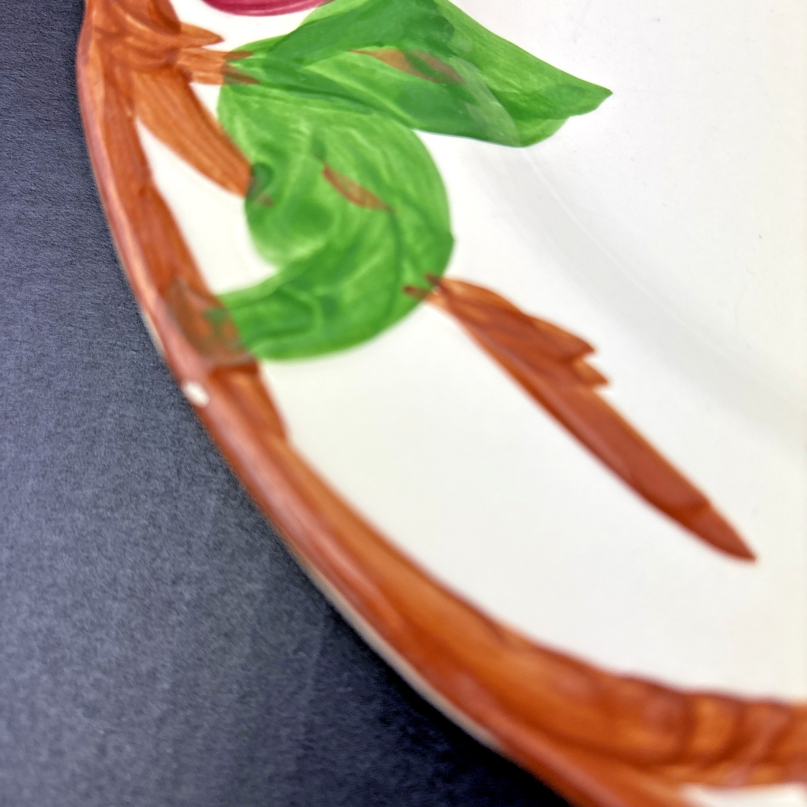 Set of 2 Franciscan Apple Dinner Plates 10 1/2″ Vintage 1963-64 FREE Shipping