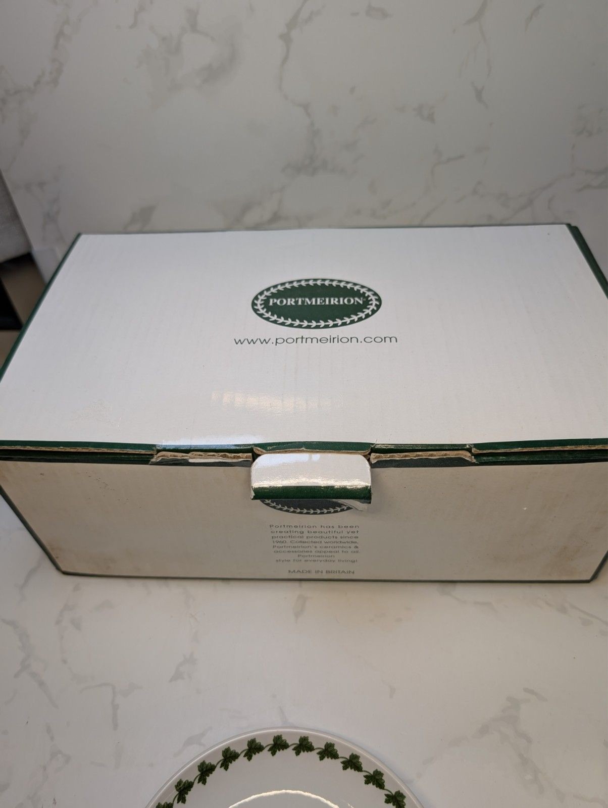 Portmeirion Pomona Breakfast Cups & Saucers Set 6 New Boxed Britain