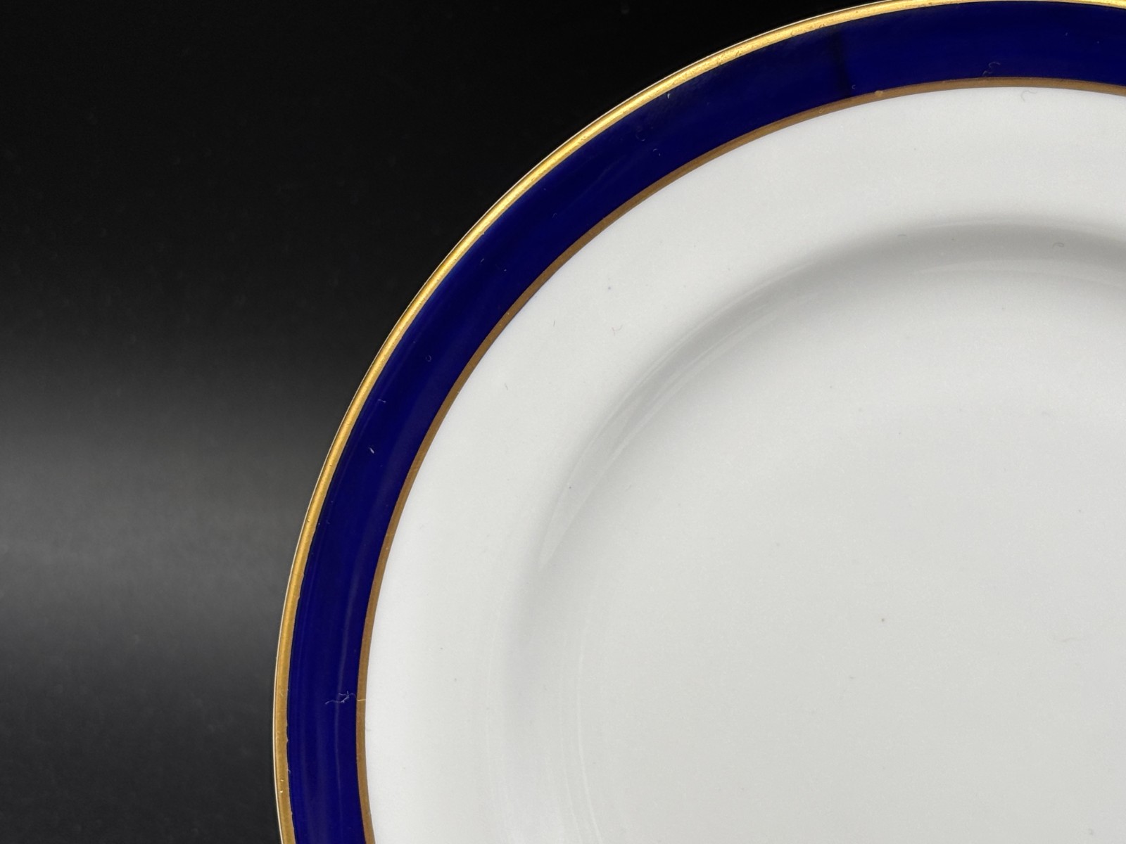 Spode “CONSUL COBALT” England ~ Set of 4 ~ Bread Plates ~ 6 1/4″