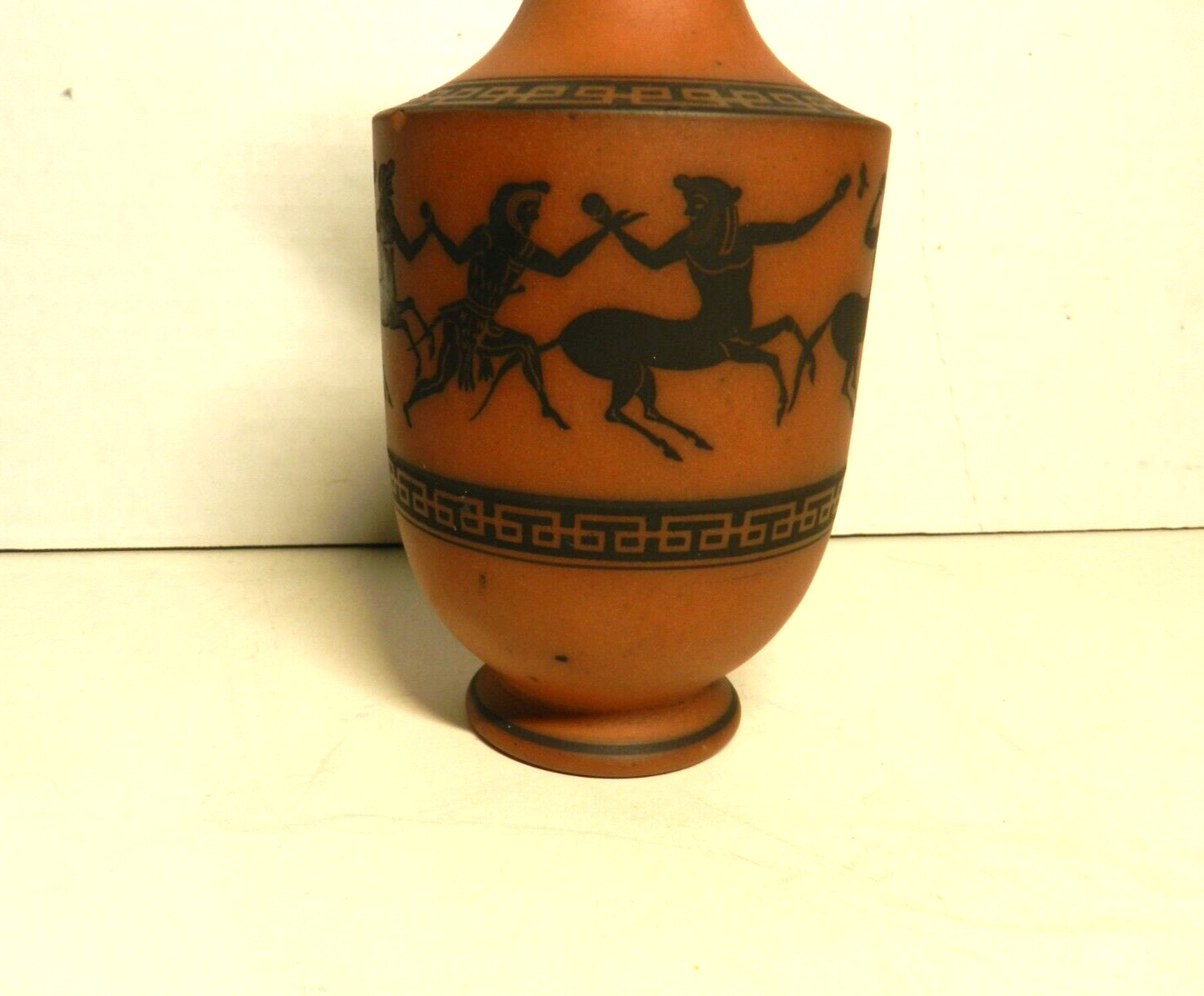 FBF20 – ROSSO ANTICO EWER NEOCLASSICAL RED BASALT 6.75″ 19thc centaurs black fig