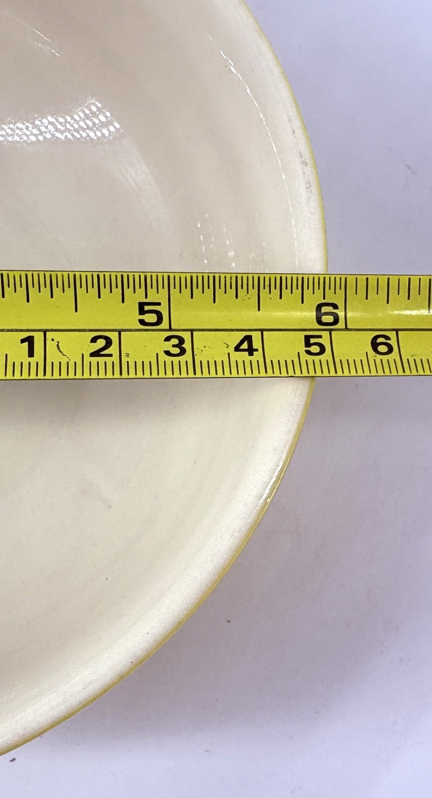 Winfield Porcelain Yellow & White 6″ Bowls