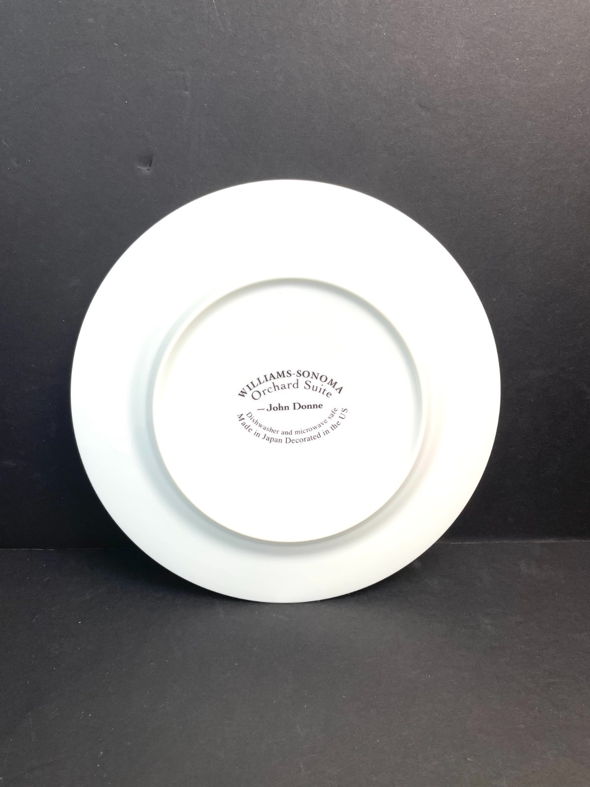 Set 4 WilliamsSonoma Orchard Suite Plates Fruit Design 7.75″ Japan Decorated USA