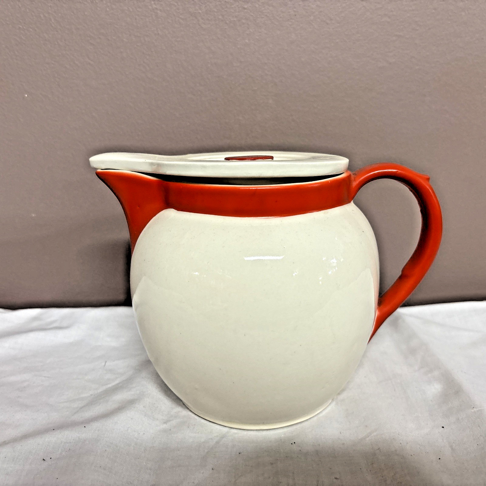 Vintage Royal Crown Ceramic Pitcher w/Lid – Germany