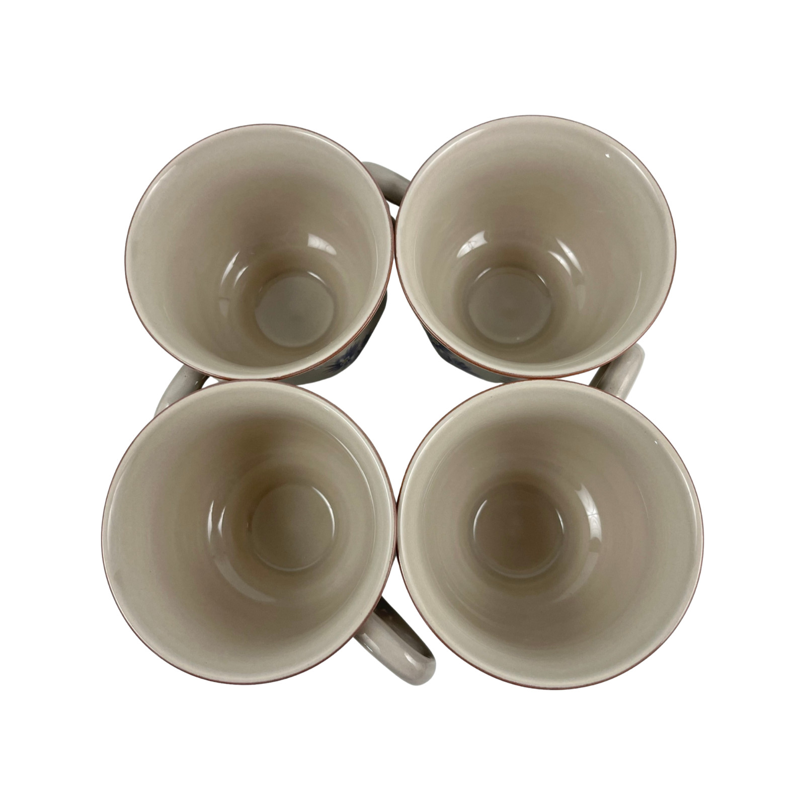 Mikasa Continental Janette Cups and Saucers Lot of 4 VTG Multi-Floral Japan