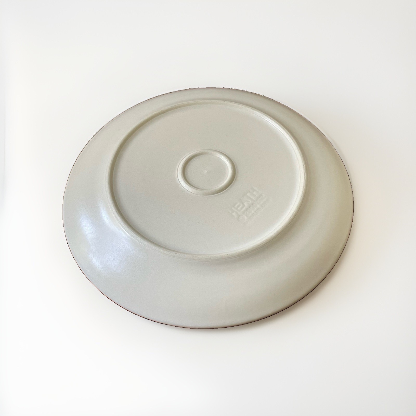 Vintage Heath Ceramics Discontinued Rare Linen Glaze White Clay Salad Plate