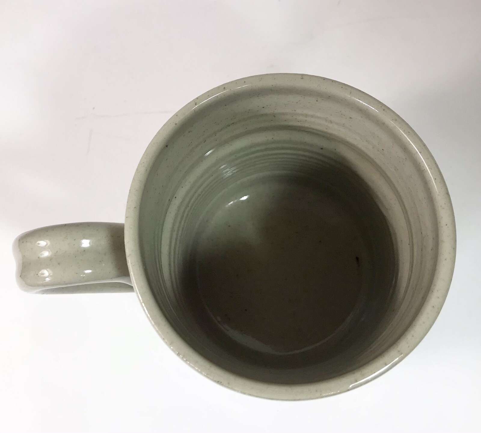 WPF Williamsburg Pottery Factory Mug Cobalt Blue Floral Design 2005 4.25″ S41