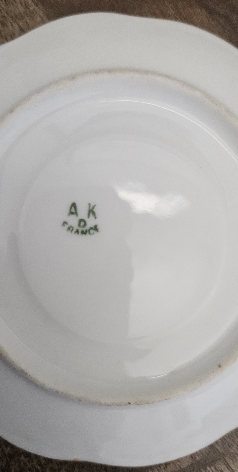 Vintage AKD France Floral Cup & Saucer Set of 5 (10 Pieces)