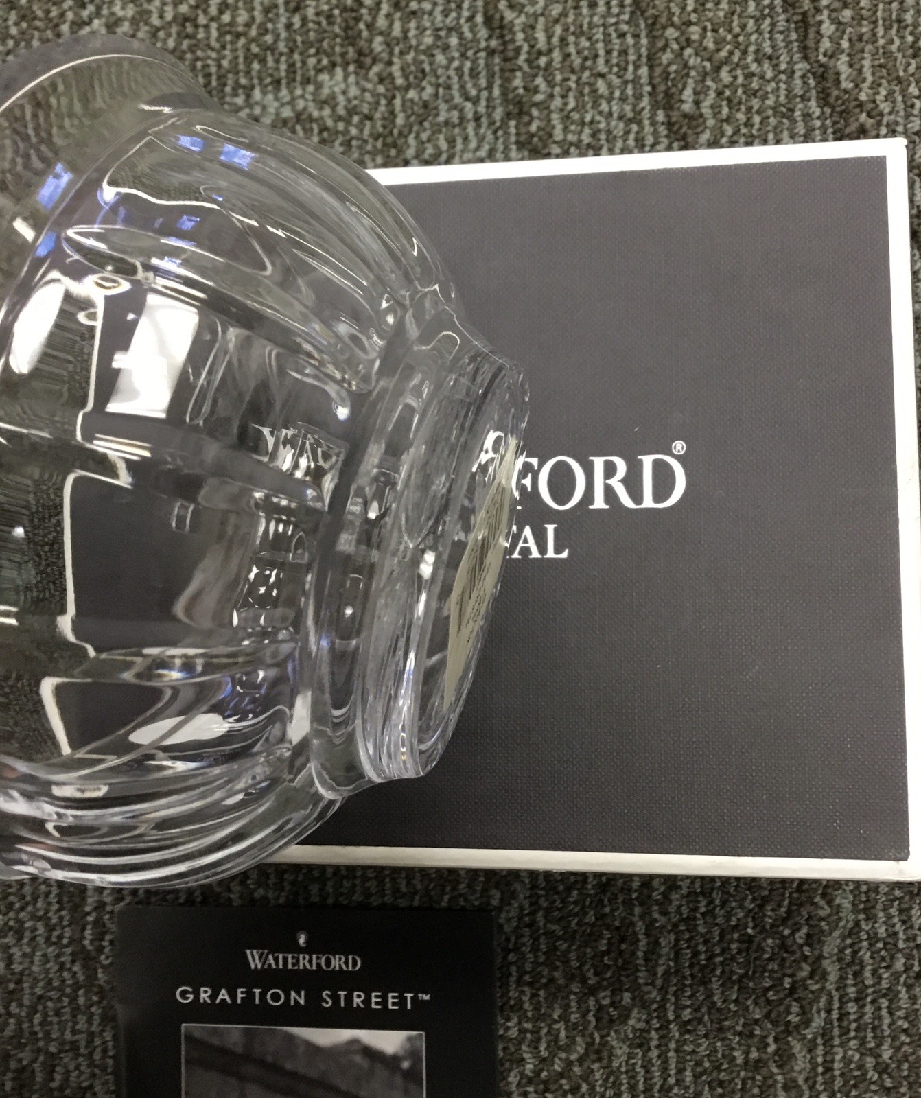Waterford Grafton Street Crystal Bowl Clear Round Shape Adult with Box New