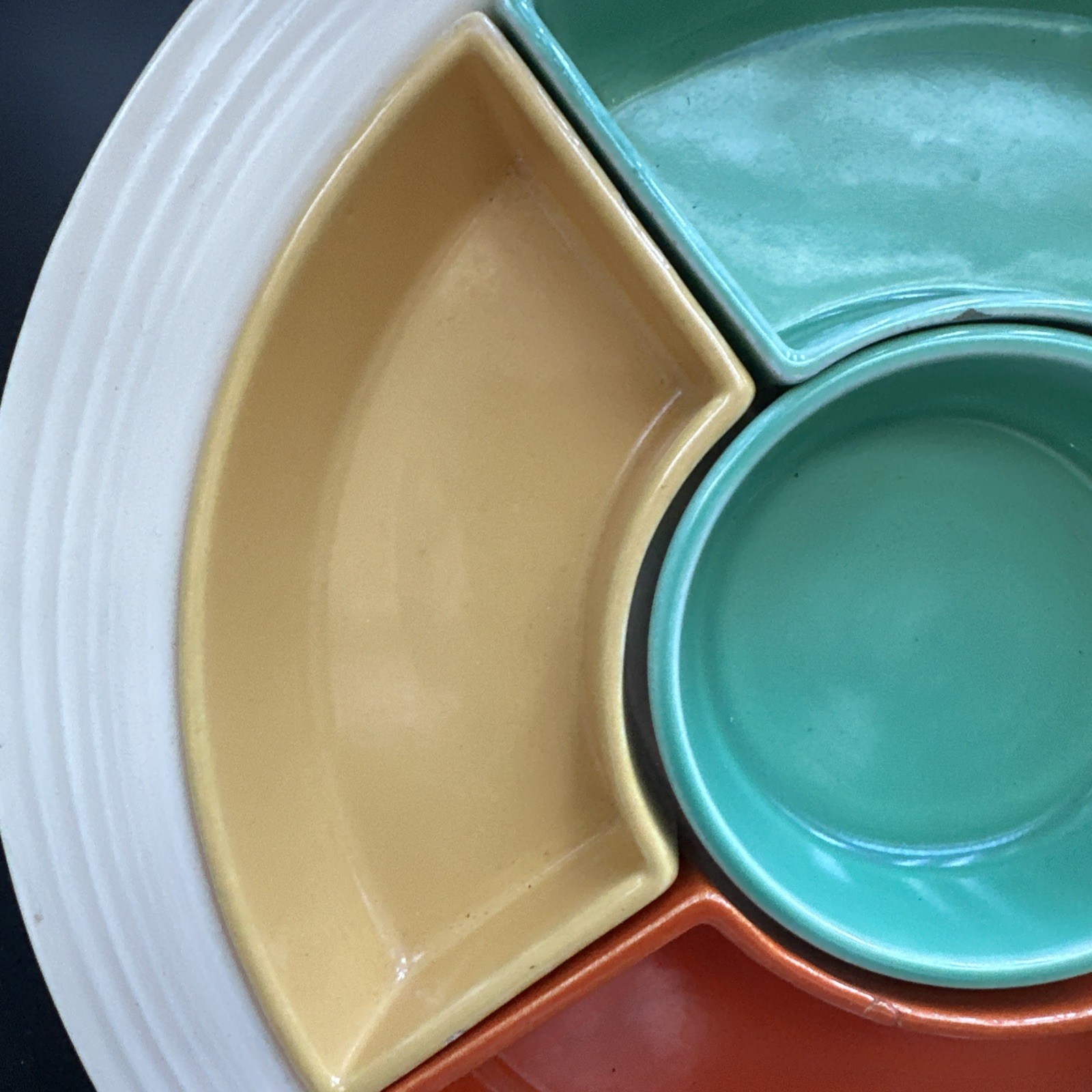 Vintage (1937-1943) Fiestaware Relish Tray 4 Colors